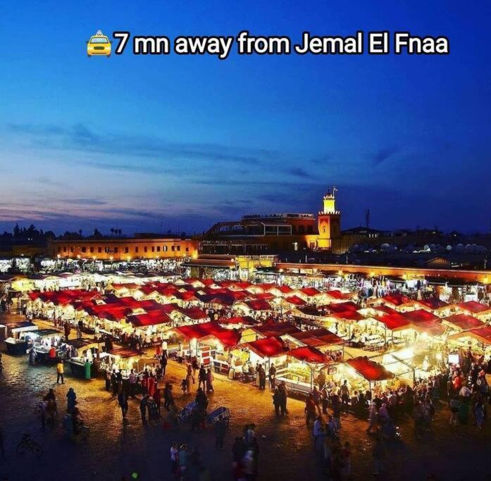 Plein Centre Marrakech, Grand Balcon Filant Apartment Marrakesh Exterior foto